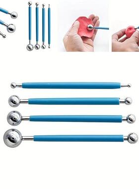 9pcs Pottery Tool Pieces Stylus Tools 2 Way Total 10 Differe