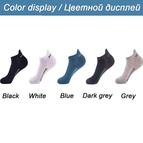 5 pairs of mens socks, low cut socks, boat socks