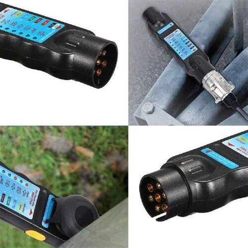 12V Trailer Tester 7 13 Pin Adapter Diagnostic Tools Wiring