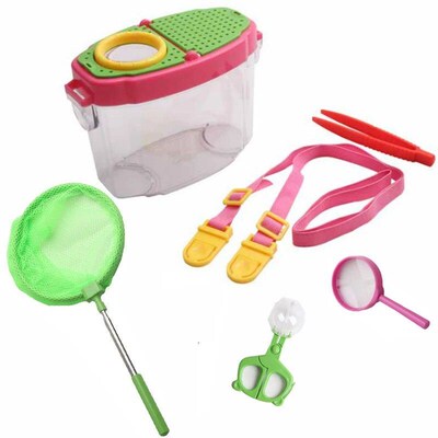 Portable Handheld Magnifying Glass Insect Observation Box Ob