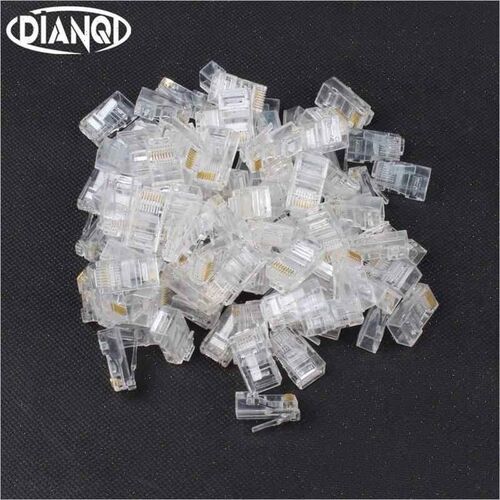 25 50 100PCS RJ45 Net Network Modular Plug Cat5 CAT5e Connec