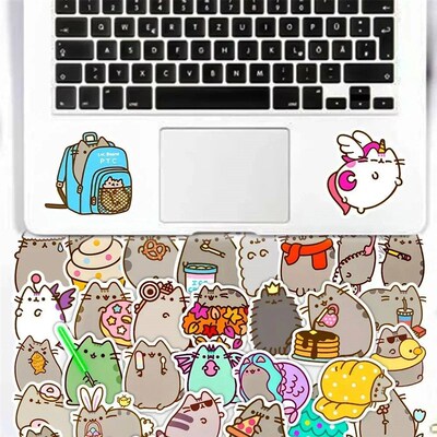 50/100PCS Cute Kawaii Chunky Cat ers Pack Decal Stationery S