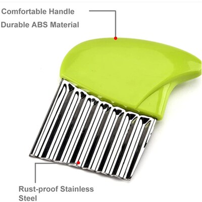 Crinkle Cutter Crinkle Wavy Potato Soap Cutting Chopper