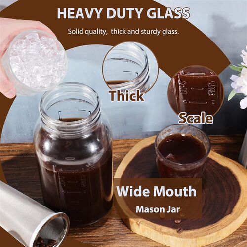 Cold Brew Coffee Maker Pitcher  Fruit Drinks Sun Tea