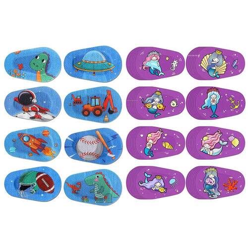 8Pcs Cute Adhesive Eye Patches Disposable Breathable Bandage