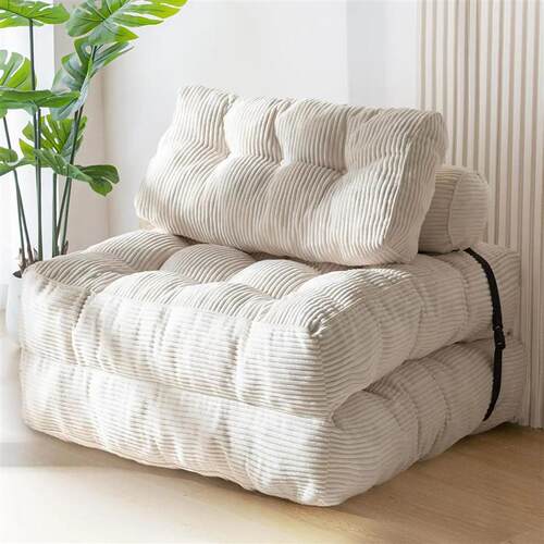 Folding Sofa Bed, Convertible Sleeper Chair with Pillow Fold