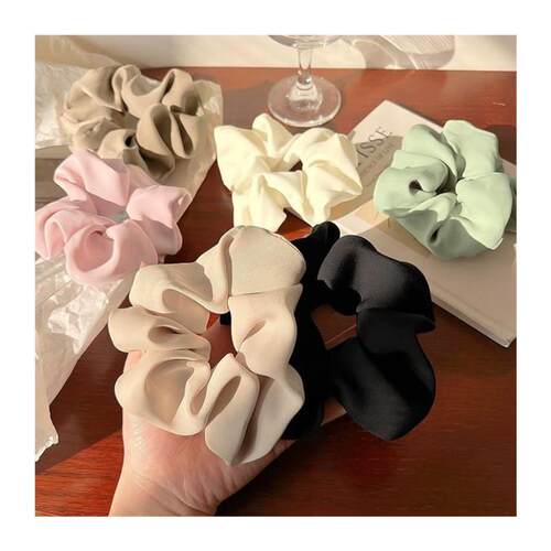 3/5/Pcs Silk Scrunchies Print Leopard Scrunchie Set Elastic