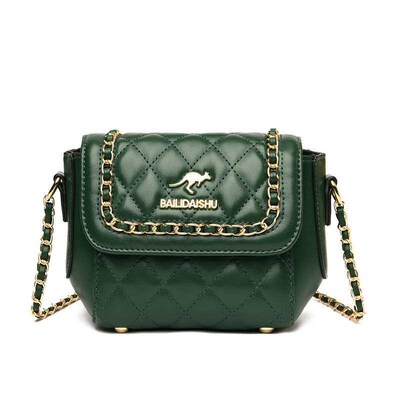 Chain Bag Womens Spring and Summer New tendy Simple Rhombic