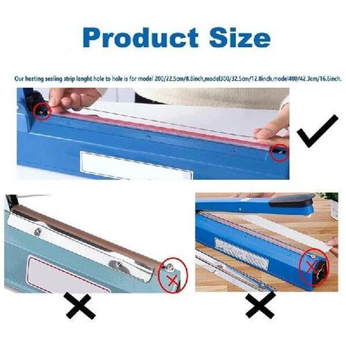 Impulse Sealer Replacement Parts 12 Inch-2 Mm Heat Seal