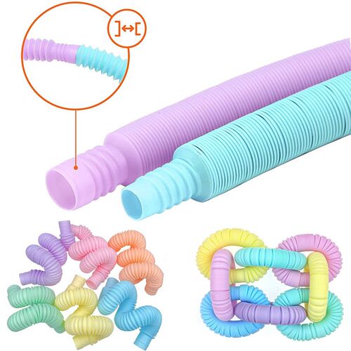 5/6/7Pcs Mini Pop Tubes Sensory Toys for ADHD Autism Fidget