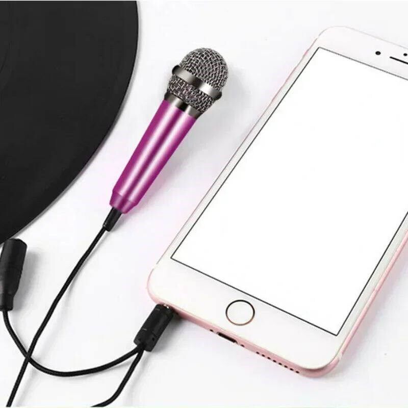 Mini Portable 3.5mm Stereo Studio Mic KTV Karaoke Mini Micro图片