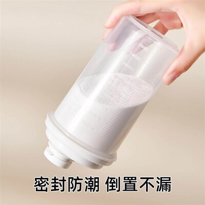Dedicated storage bottle for household laundry detergent pow