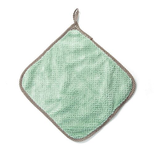 Hanging Coral Fleece Hand Towel for Kitchen Bathroom NonShed