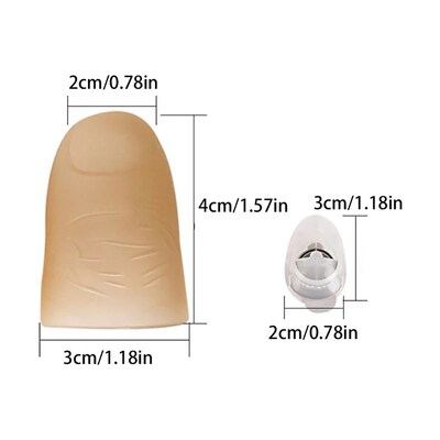 2Pcs/Set Magic Thumbs Light Toys For Adult Magic Trick Props
