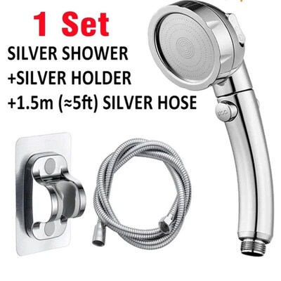 1 Set Detachable 3 Modes Setting Shower Head Handheld High P
