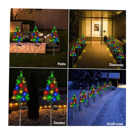 Christmas tree decorations Solar Led Light Outdoor Wall Lamp