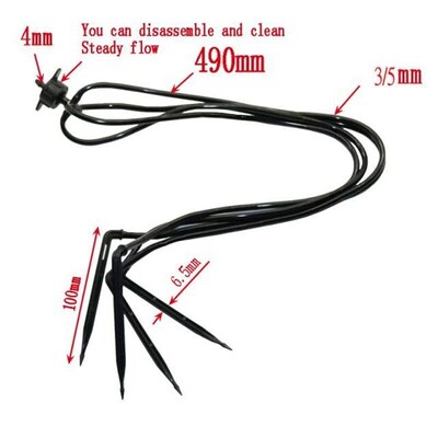 4-ways Drop Bent Arrow Drip Irrigation Fittings Garden Home