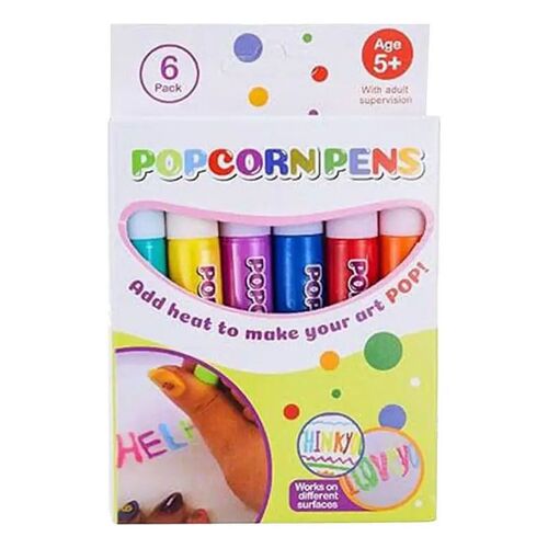 3D Magic Popcorn Pens Puffy Paint Bubble Pen For Greeting Bi