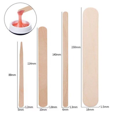 Wax Applicator Stick for Hair Removal Wooden Tongue Depresso