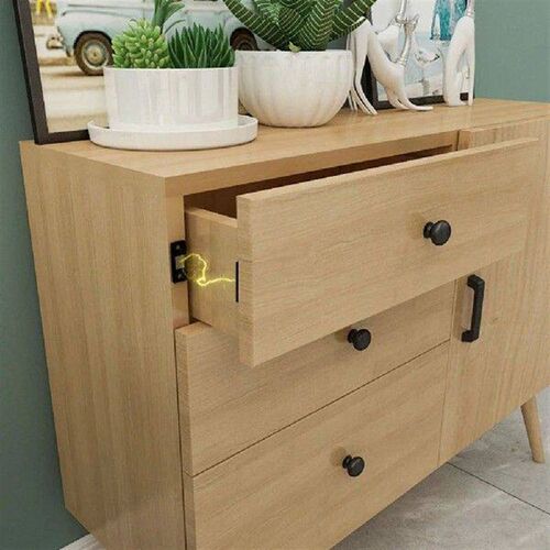 Cabinet Magnets Punch-free Magnetic Sliding Door Wardrobe