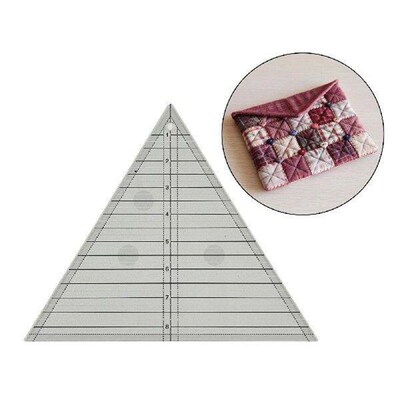 TrianglePatchwork Ruler Sewing Ruler Cutting Rule Quilting