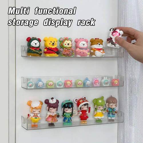 Display Rak Wall Mounted Magazine Organizer Shelf Blind Box