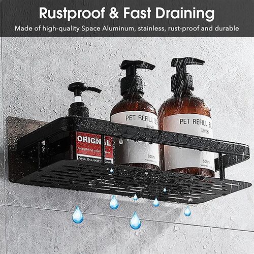 Bathroom Shelf Punch-free Shampoo Shower Storage Holder Wall