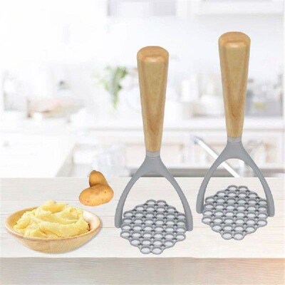 1PC Aluminum Manual Potato Masher Meat Potato Pressor Tool