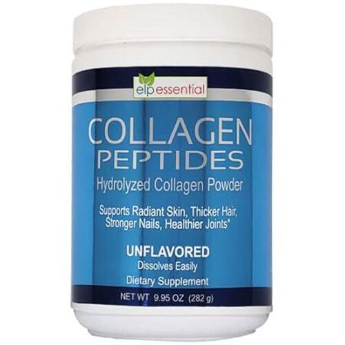 ELP ESSENTIAL Collagen Peptides Powder Supplement, for Ha