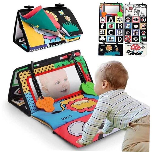 Black And White Baby Mirror Tummy Time Toys For Babies Monte