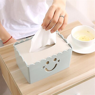 Simple living room household tissue box tea table table draw