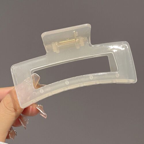 2023 Hair Claw Clip for Women Girl Plastic Transparent Large