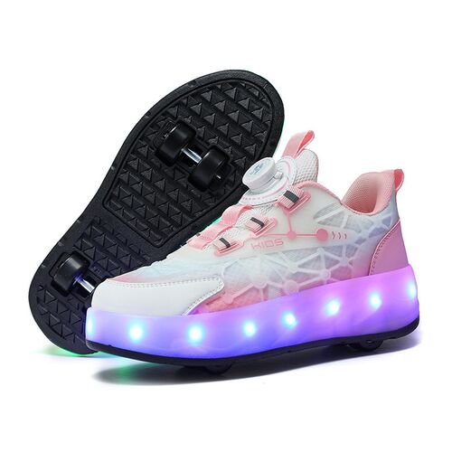 Summer Mesh Breathable Roller Skates with Four Wheels Walkab