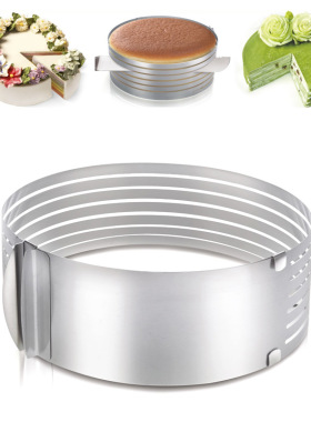 Cake Cutter Slicer Round Bread Mousse Ring Mould baking Tool