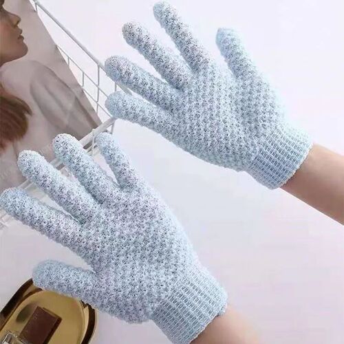 2pcsExfoliating Bath Gloves For Shower - Deep Exfoliating, B