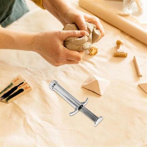 2 Clay Tool Set Stainless Steel Molds Pottery Squeezing
