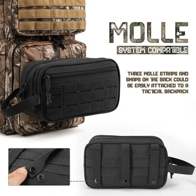 Tactical Toiletry Bag For Men/women Hygiene Bag Tool Molle P