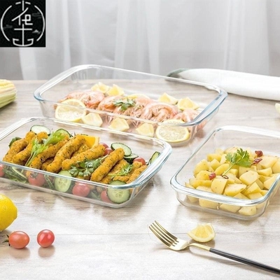 Square Pyrex baking microwave oven for baking Glass dish