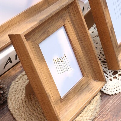 Nordic simple wooden photo frame square picture frames 相框