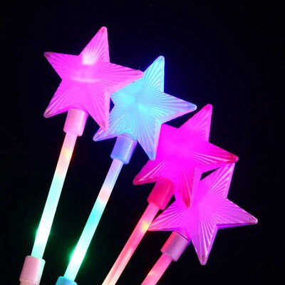 Flashing Lights Up Glow s Five-Pointed Star Flash  Children