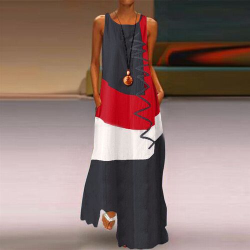 2021 Hot Sale Women Plus Size Vintage Patchwork Print Daily