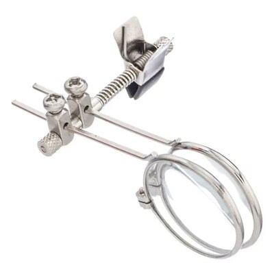 Clip-On Eyeglass Loupes 10X Double Lenses Magnifying Glass D