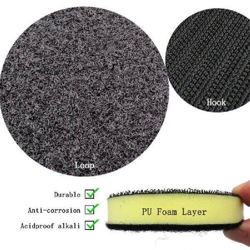 2 Pcs 3 Inch 75mm PU Foam Interface Pad Sander Backing Pad