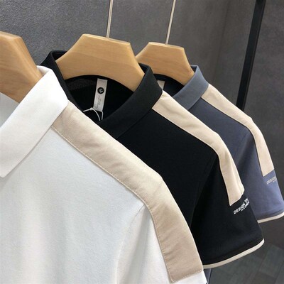 Giant Hansome Summer Polo irt s ort-sleeve teny Bran Contra