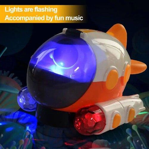 Electric Submarine Toy Car with Rotating Astronauts Music