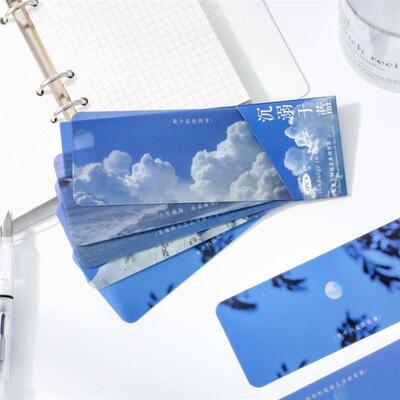 pvc bookmark high appearance level ins wind