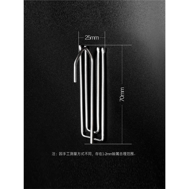 加粗不锈钢四爪钩窗帘布叉挂勾配件布带钩子四叉布钩轨道钩挂环钩,居家布艺,挂钩/挂球,淘宝优惠券,粉丝福利购,淘宝优惠卷