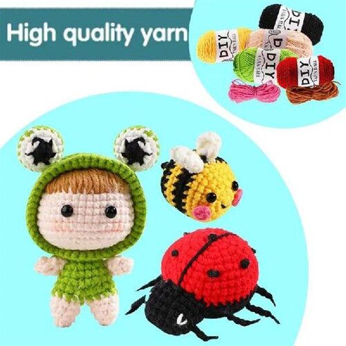 Crocheting Kit Knitting Starting Kit Ergonomic Crochet