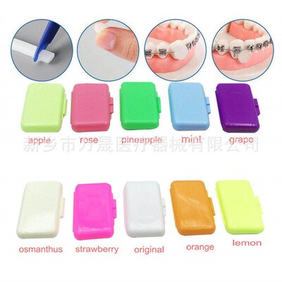 10Packs Dental Orthodontics Ortho Wax Mix Scent for Braces