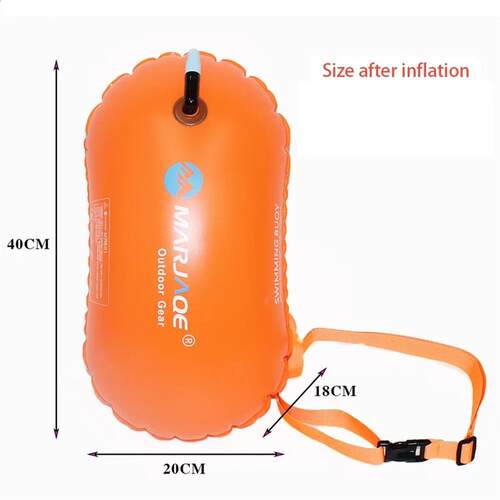 Outdoor Safety Swimming Buoy Multifunction Swim Float Bag Wi